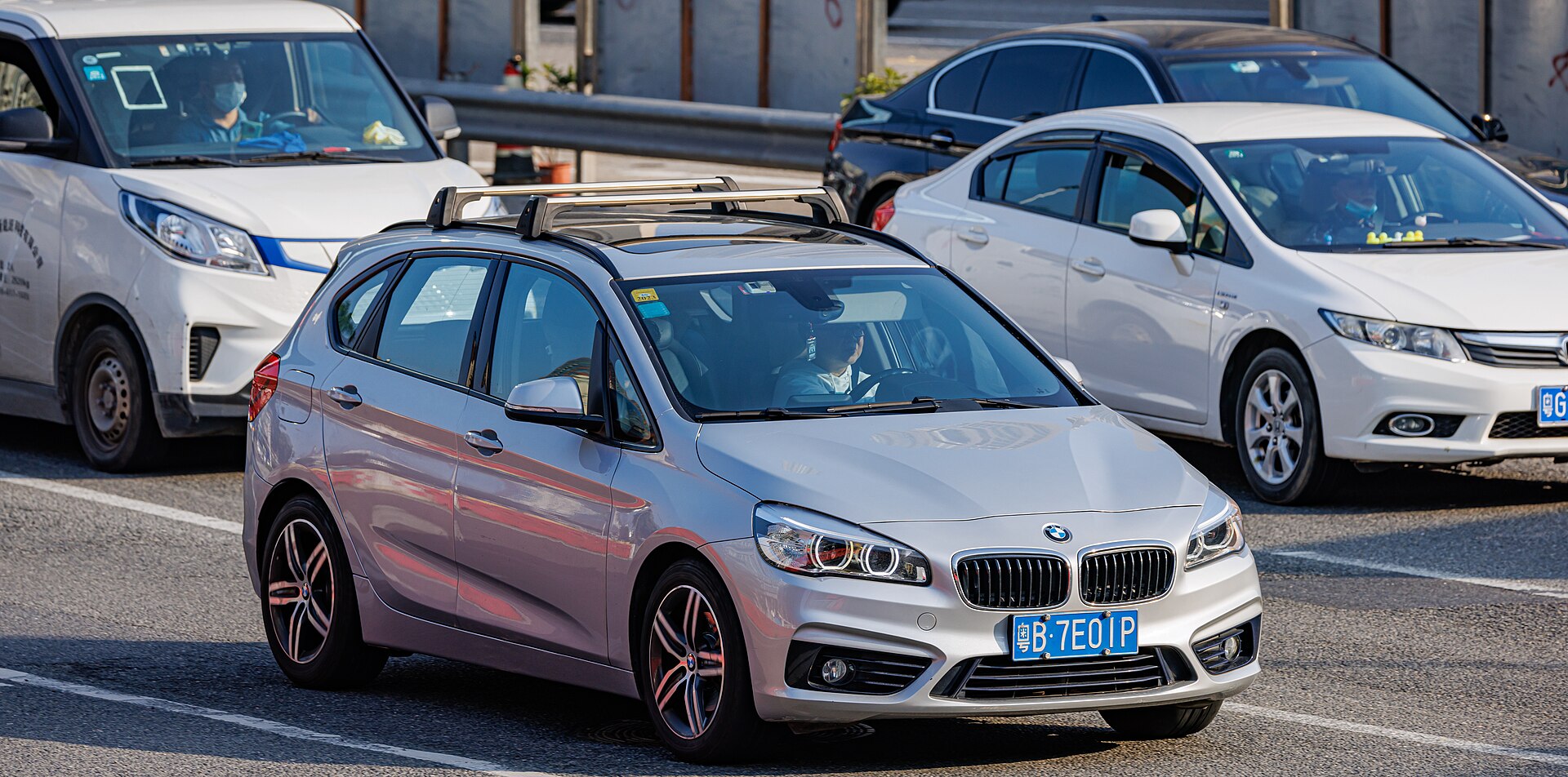 2 Series F45 Active Tourer in a real licensed photograph