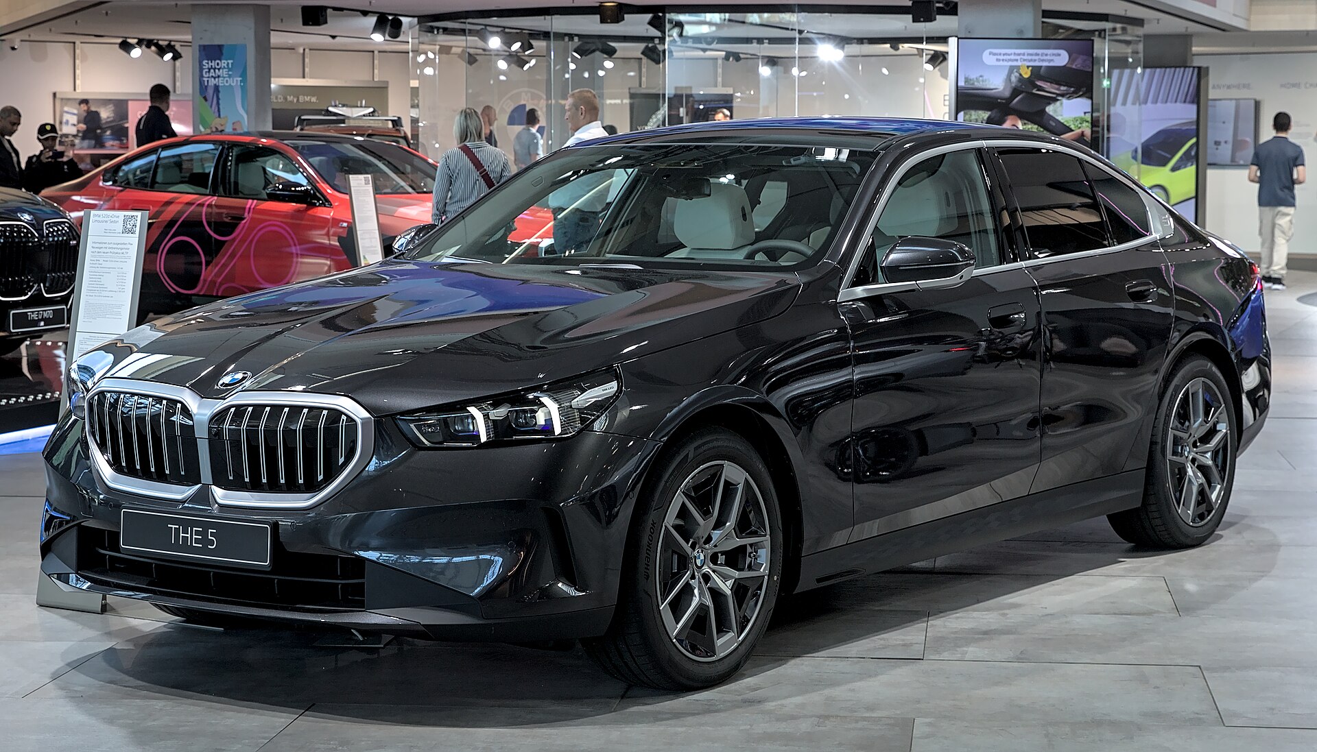 5 Series G60 Sedan in a real licensed photograph