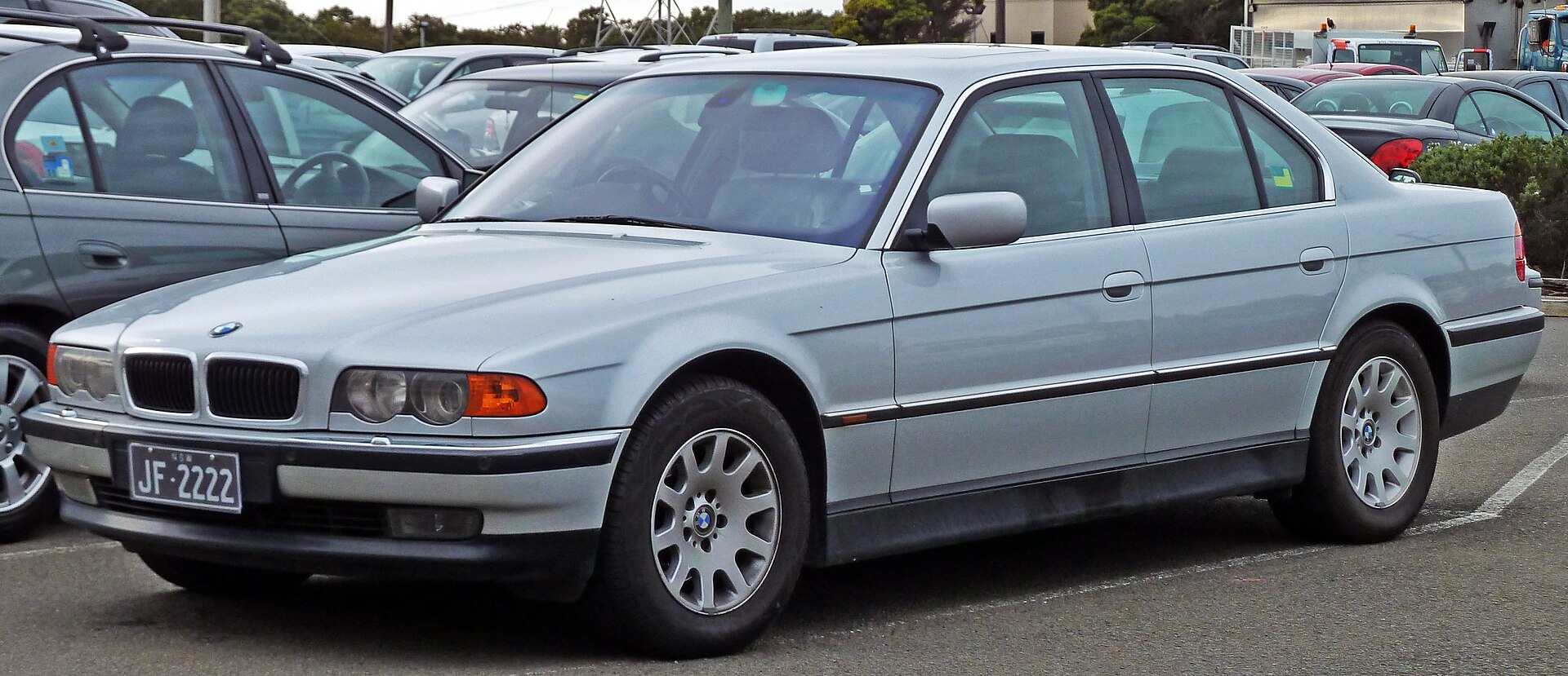 7 Series E38 Sedan in a real licensed photograph
