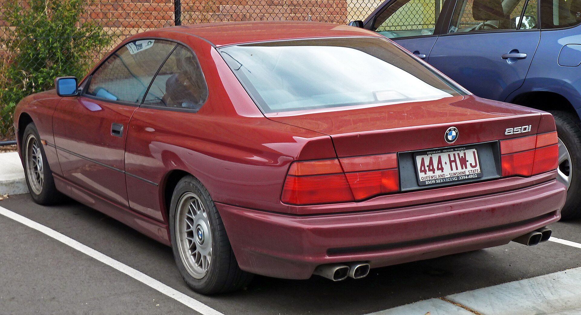 8 Series E31 Coupe in a real licensed photograph