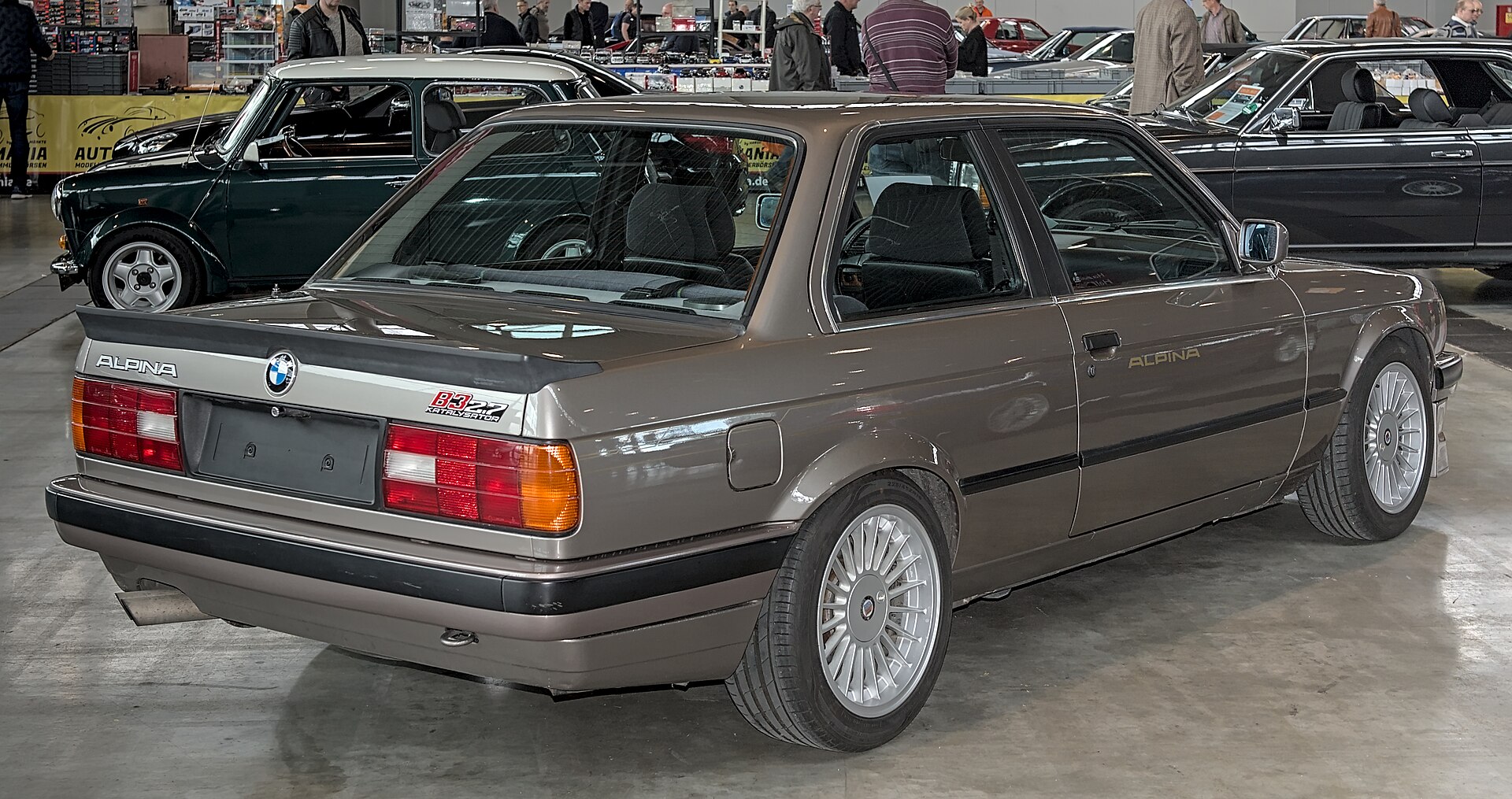 B3 / D3 ALPINA B3 E30 2-door Two-door Sedan in a real licensed photograph