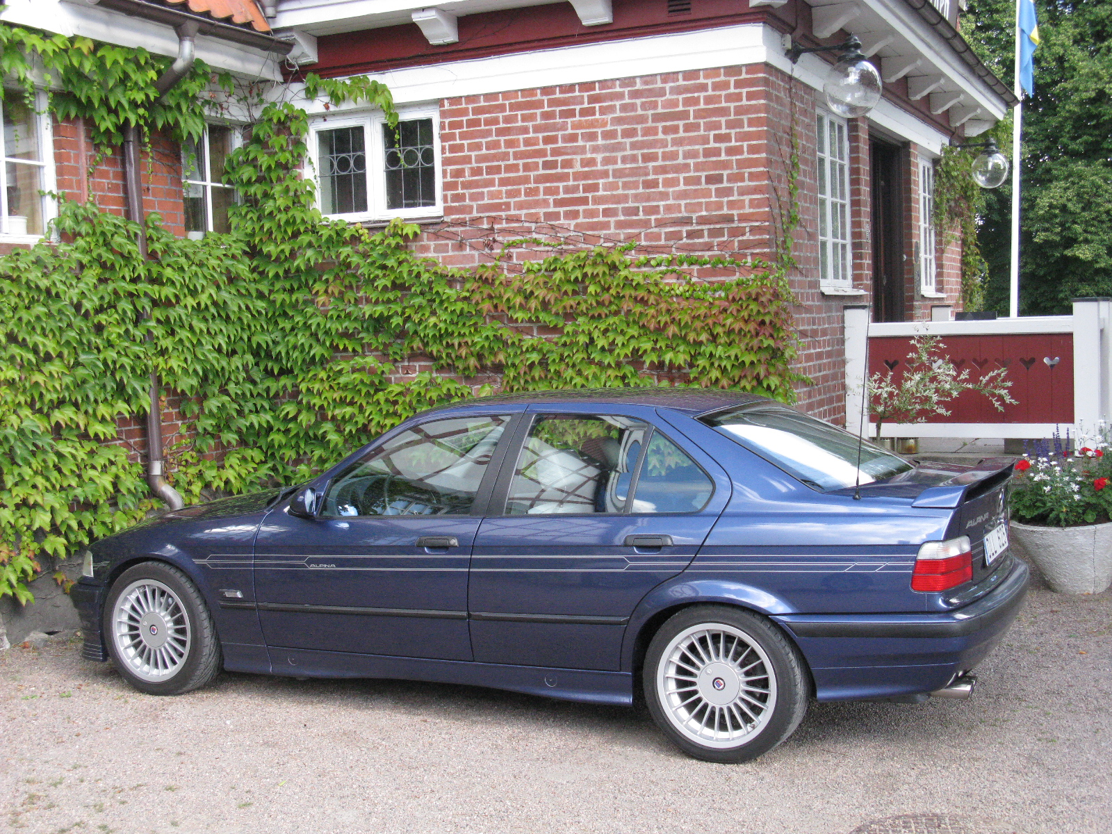 B3 / D3 ALPINA B3 E36 Sedan Sedan in a real licensed photograph
