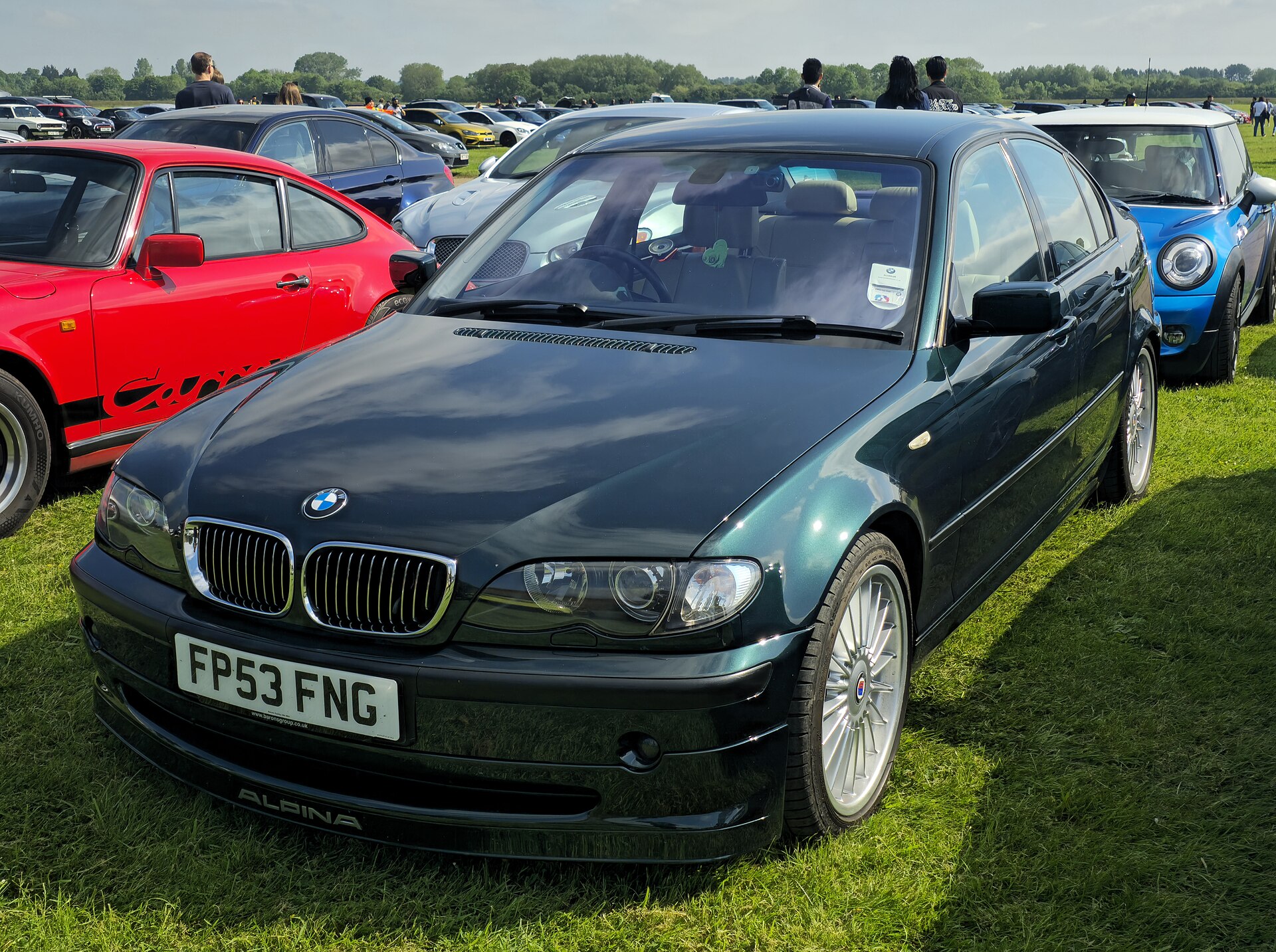 B3 / D3 ALPINA B3 E46 Sedan Sedan in a real licensed photograph