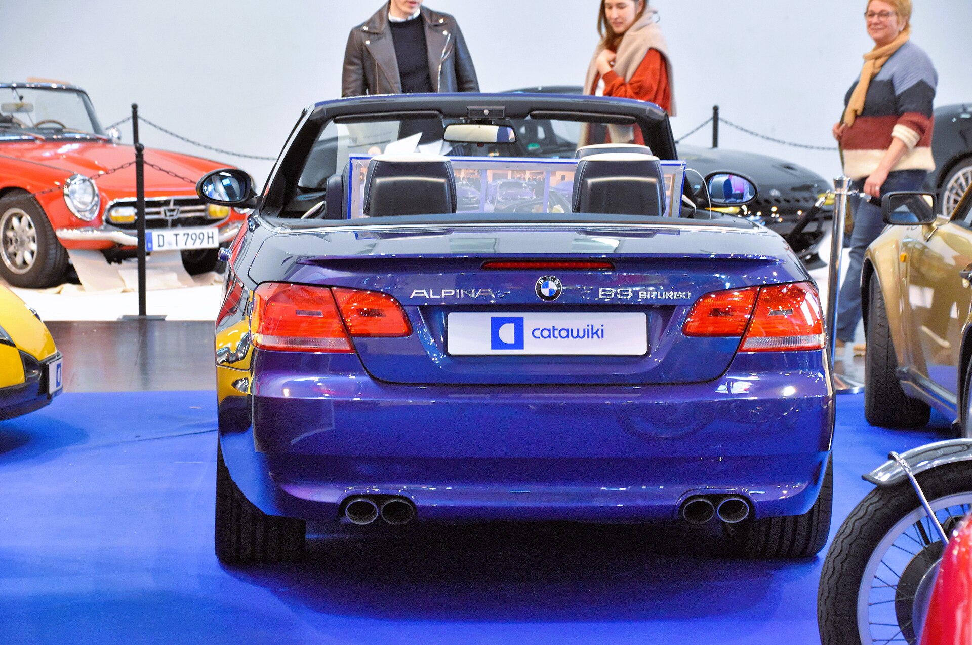 Кабриолет BMW ALPINA B3 E93 Cabriolet на реальной лицензированной фотографии