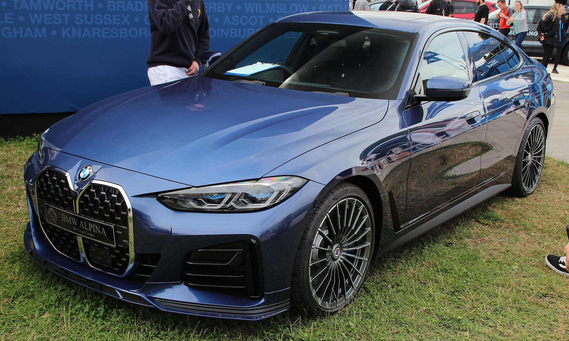 B4 / D4 ALPINA B4/D4 G26 Gran Coupé Gran Coupe in a real licensed photograph