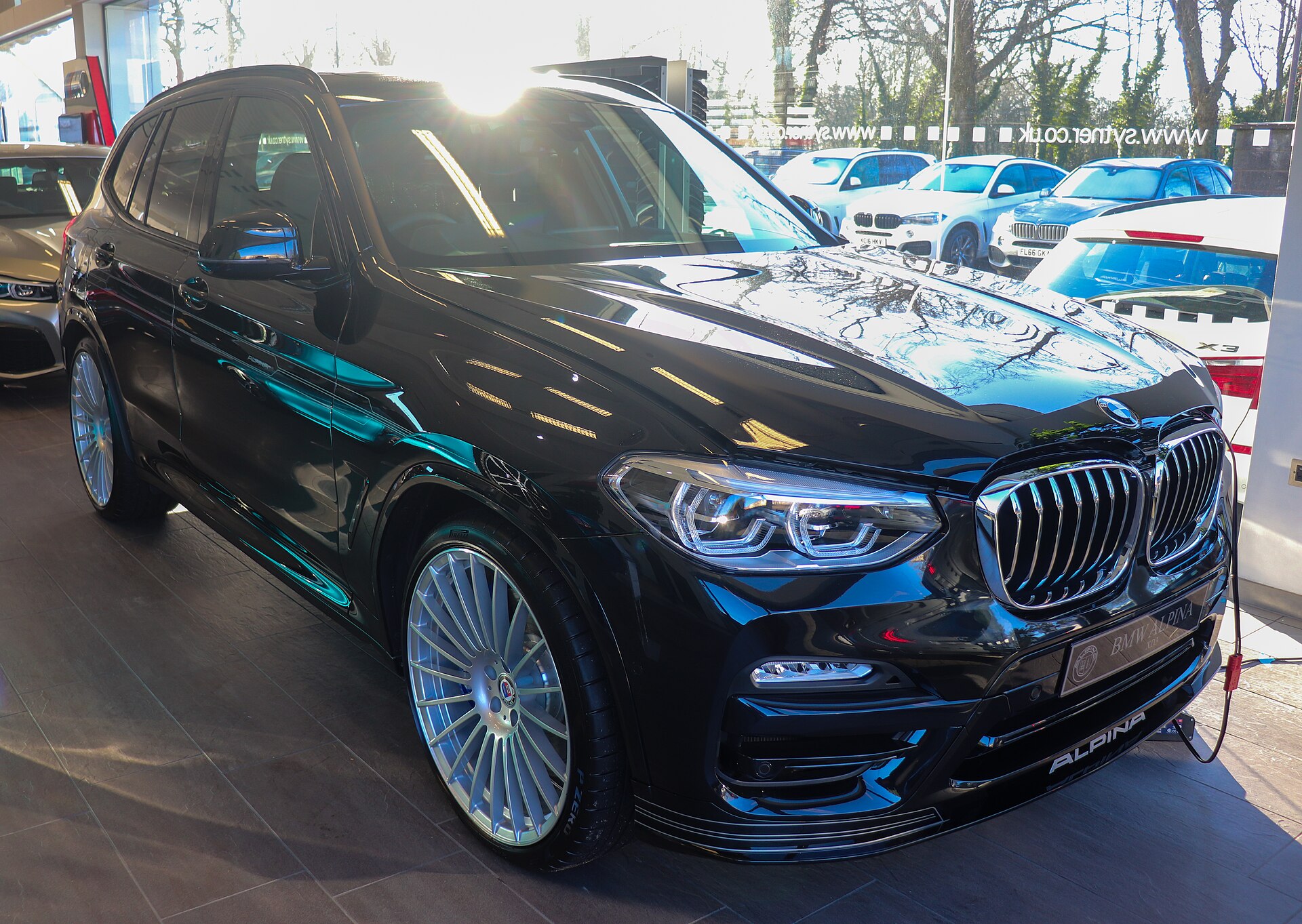 XD3 / XD4 / XB7 ALPINA XD3 G01 Sports Activity Vehicle in a real licensed photograph