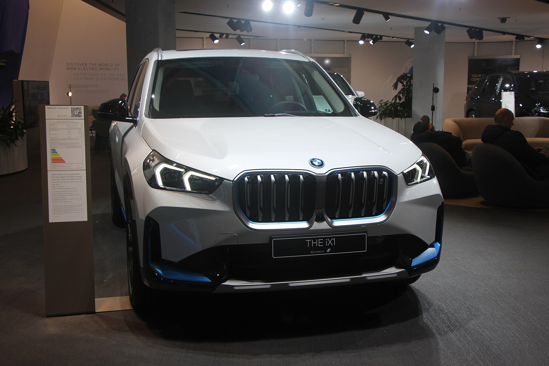 iX1 U11 Sports Activity Vehicle in a real licensed photograph