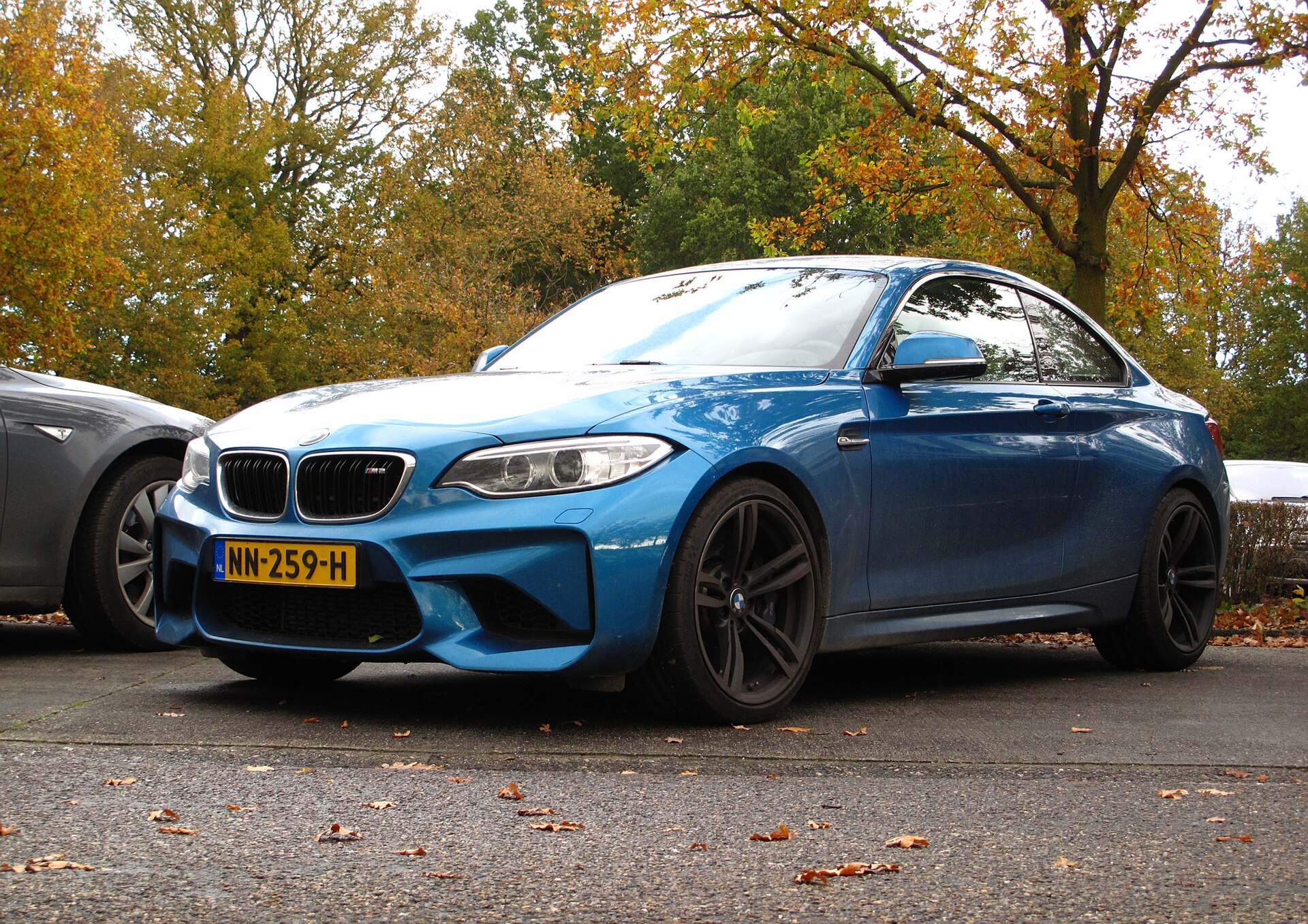M2 F87 Coupe in a real licensed photograph