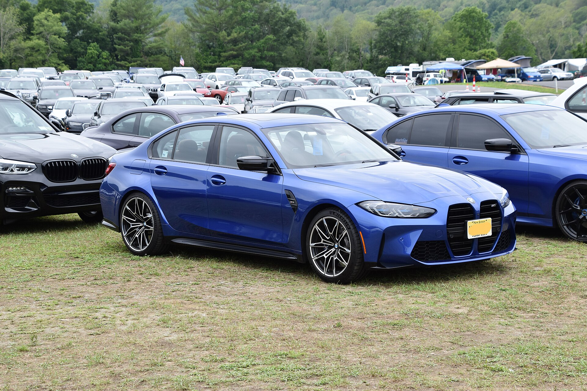 M3 G80 Sedan in a real licensed photograph