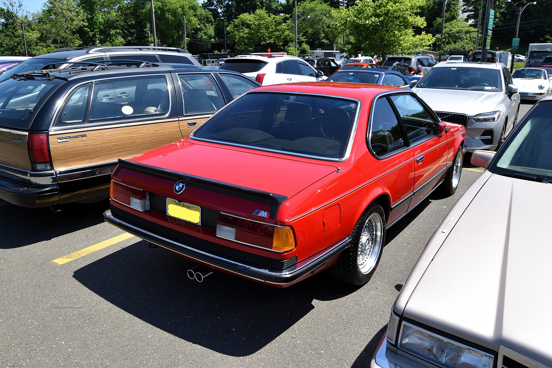 M6 E24 Coupe in a real licensed photograph