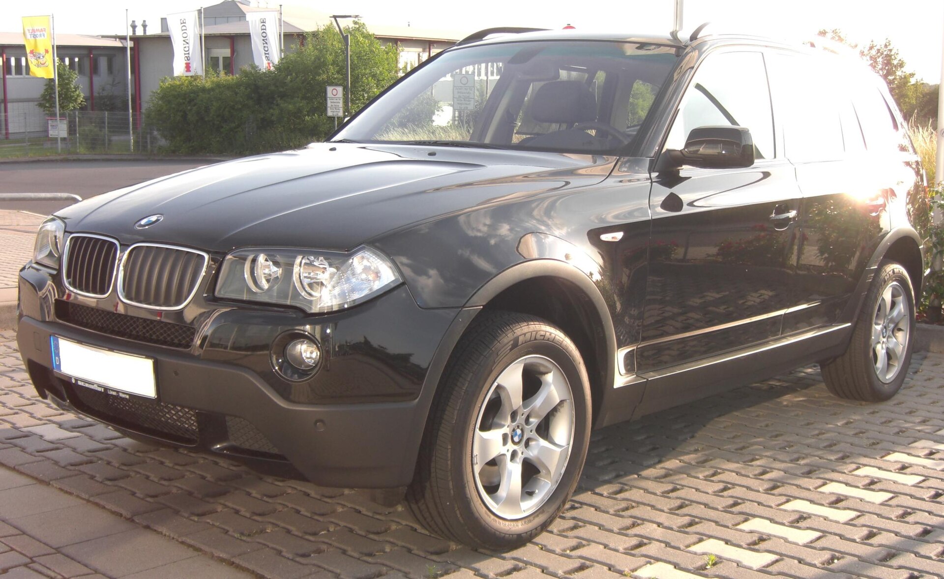 X3 E83 Sports Activity Vehicle in a real licensed photograph