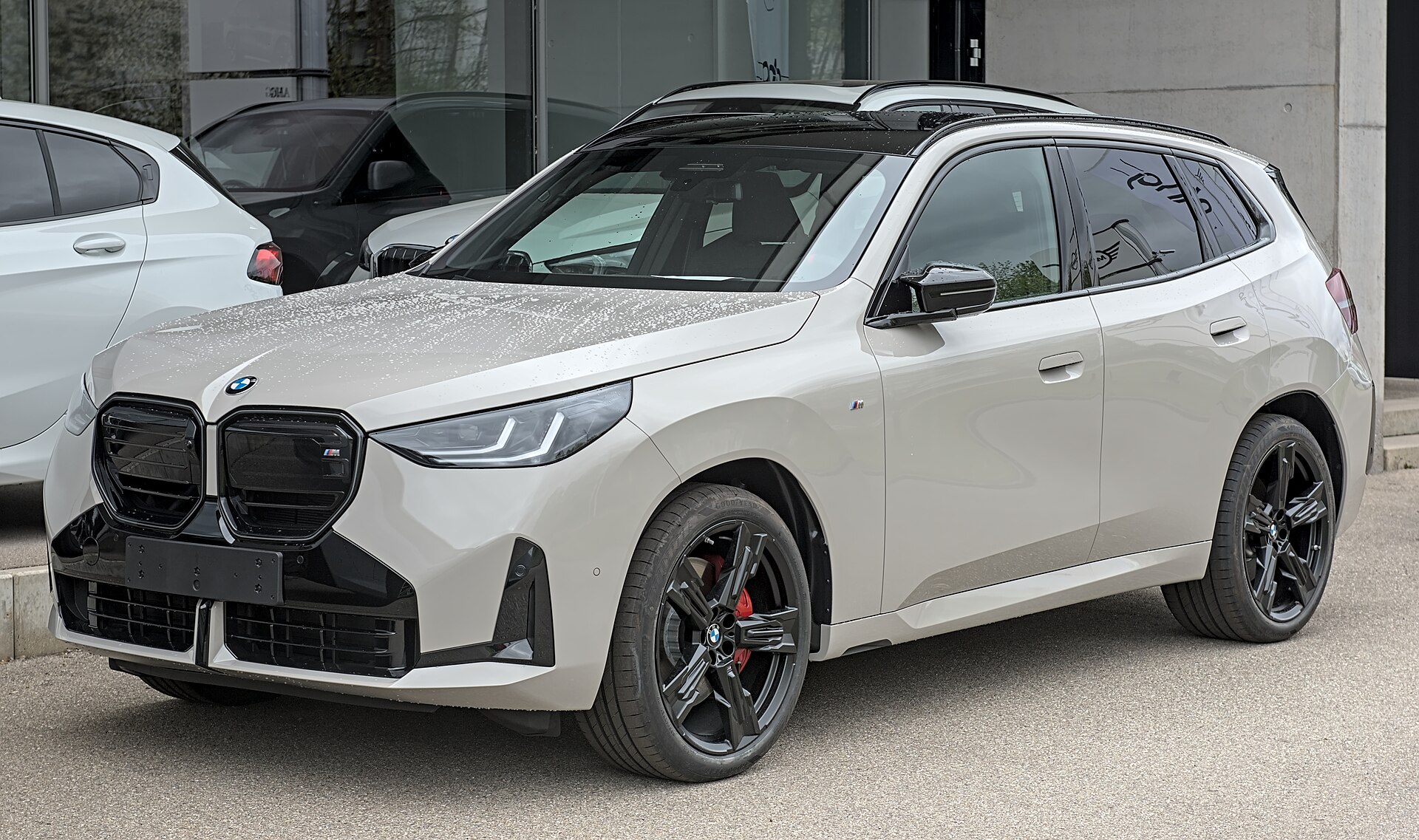 X3 G45 Sports Activity Vehicle in a real licensed photograph
