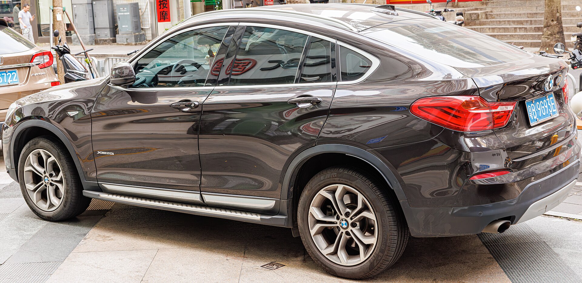 X4 F26 Sports Activity Coupe in a real licensed photograph