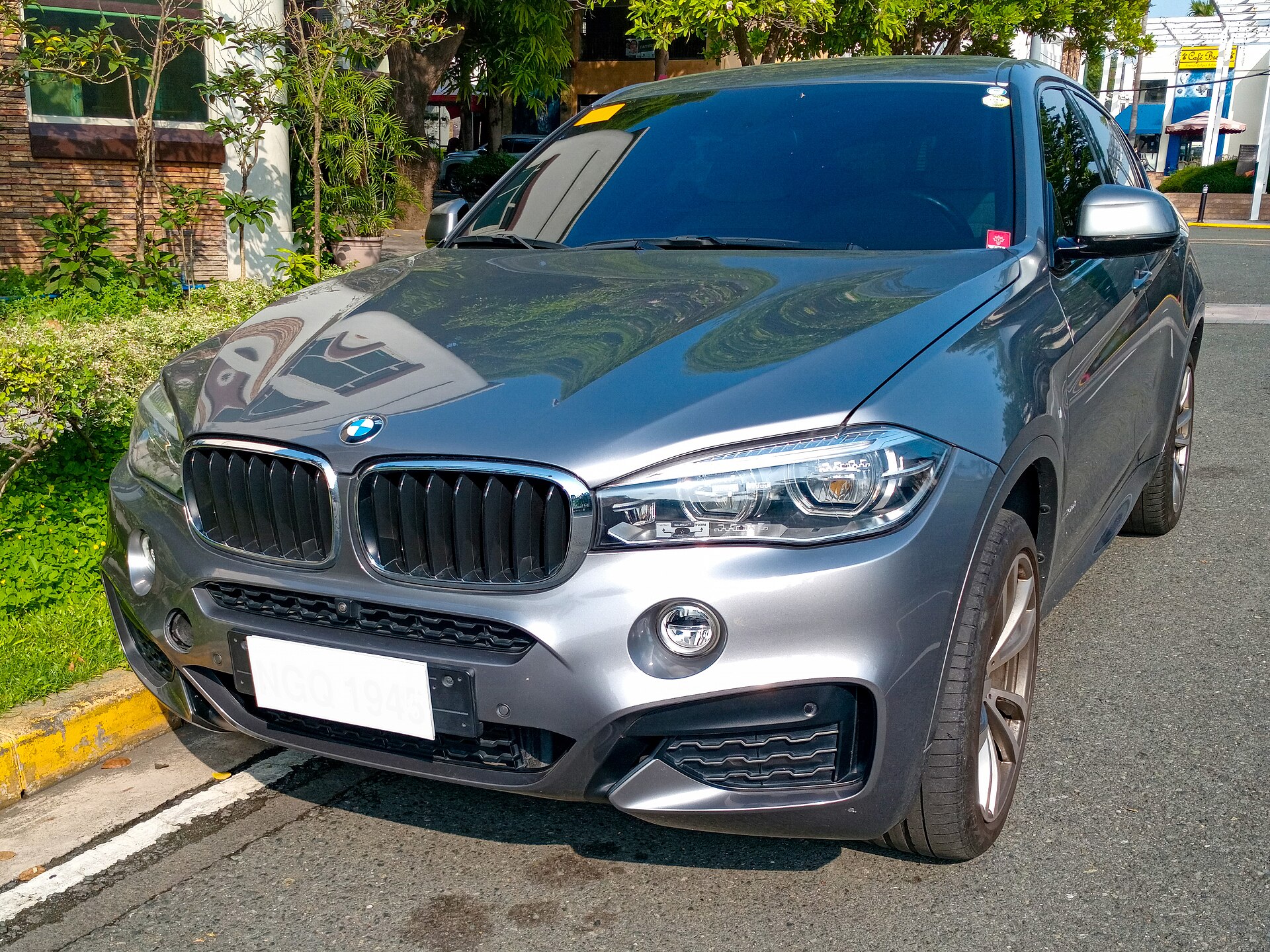 X6 F16 Sports Activity Coupe in a real licensed photograph